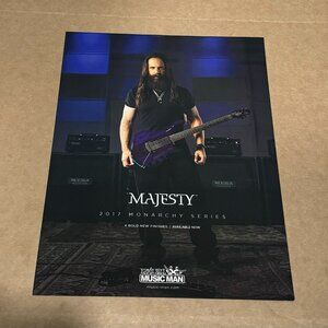 John Petrucci of Dream Theater - Ernie Ball / Music Man - 2017 Print Ad